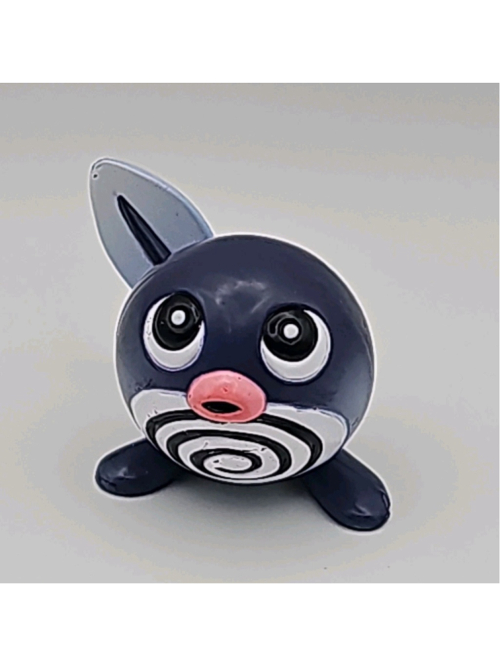 1999 Pokémon Tomy Poliwag Mini Toy Action Figure 1.25" Nintendo C.G.T.S.J